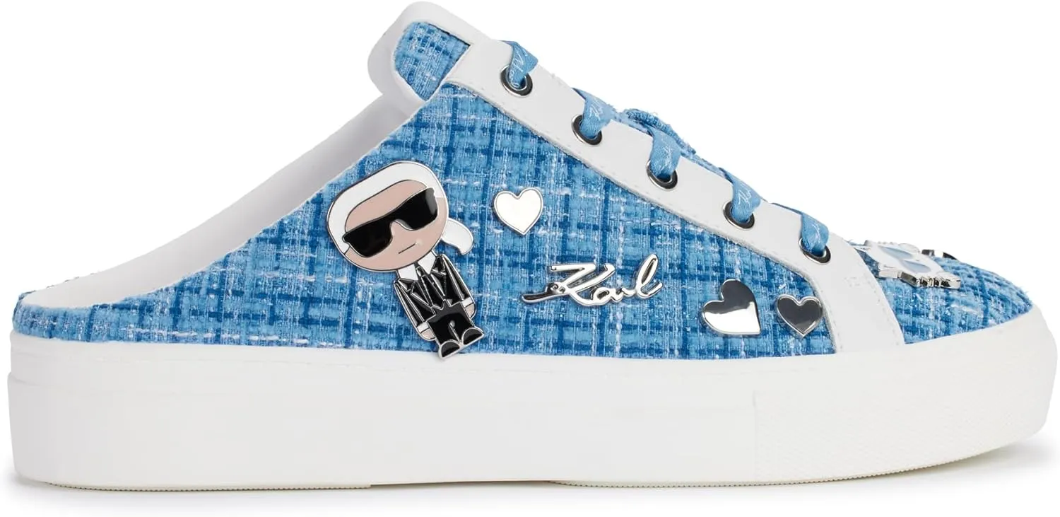 Karl Lagerfeld Paris Women's Cushioned Insole Everyday Cambria-Sneaker Mule