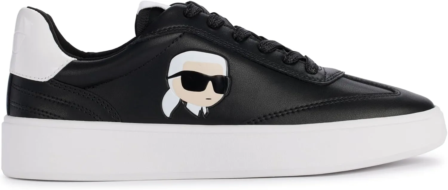 Karl Lagerfeld Paris Women's Cushioned Insole Everyday Sumava-Lace Up Sneaker