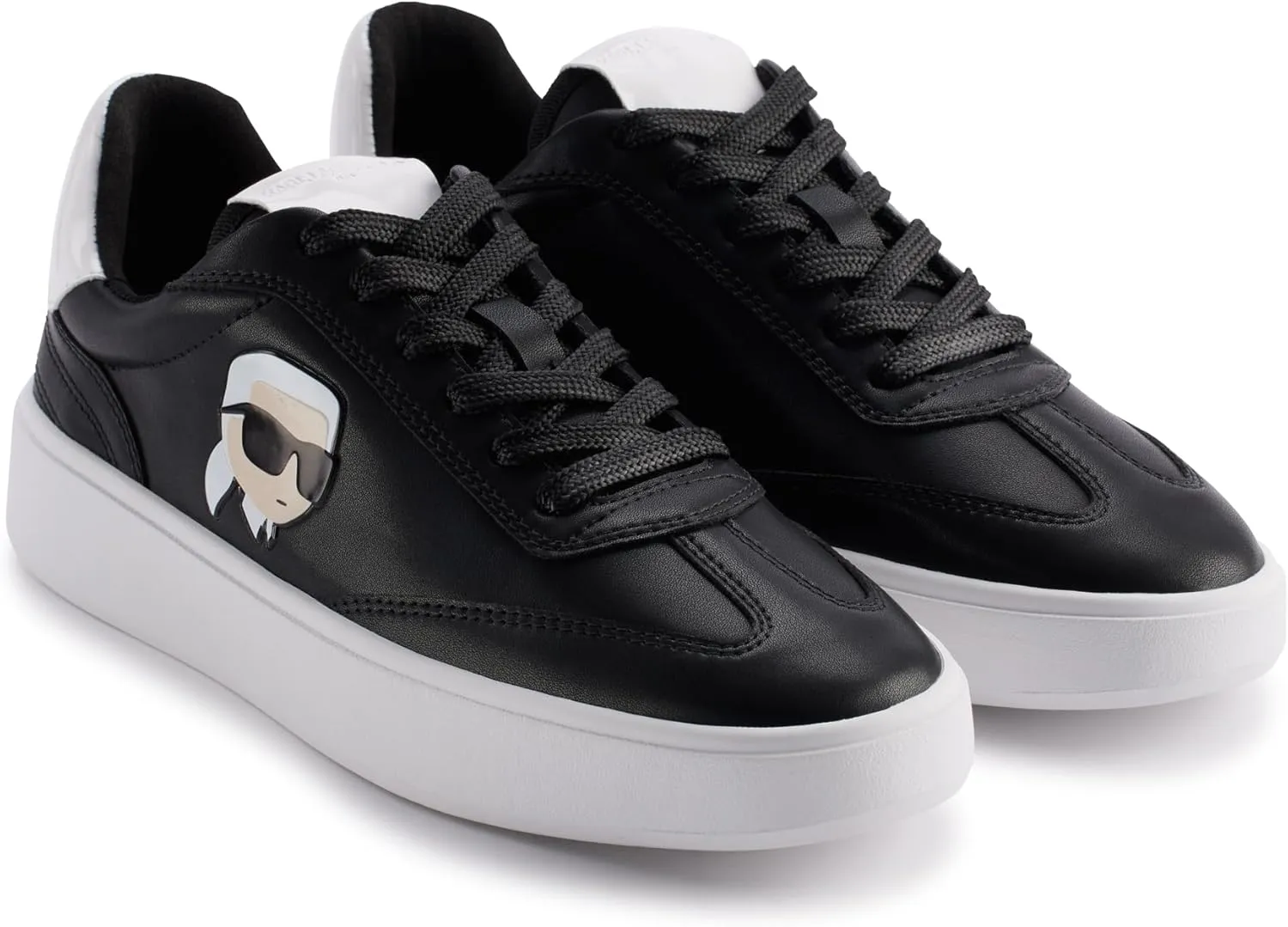 Karl Lagerfeld Paris Women's Cushioned Insole Everyday Sumava-Lace Up Sneaker