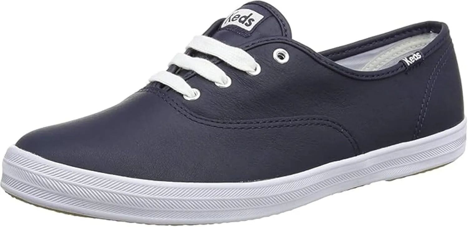 Keds Women's Champion Leather Lace Up Sneaker