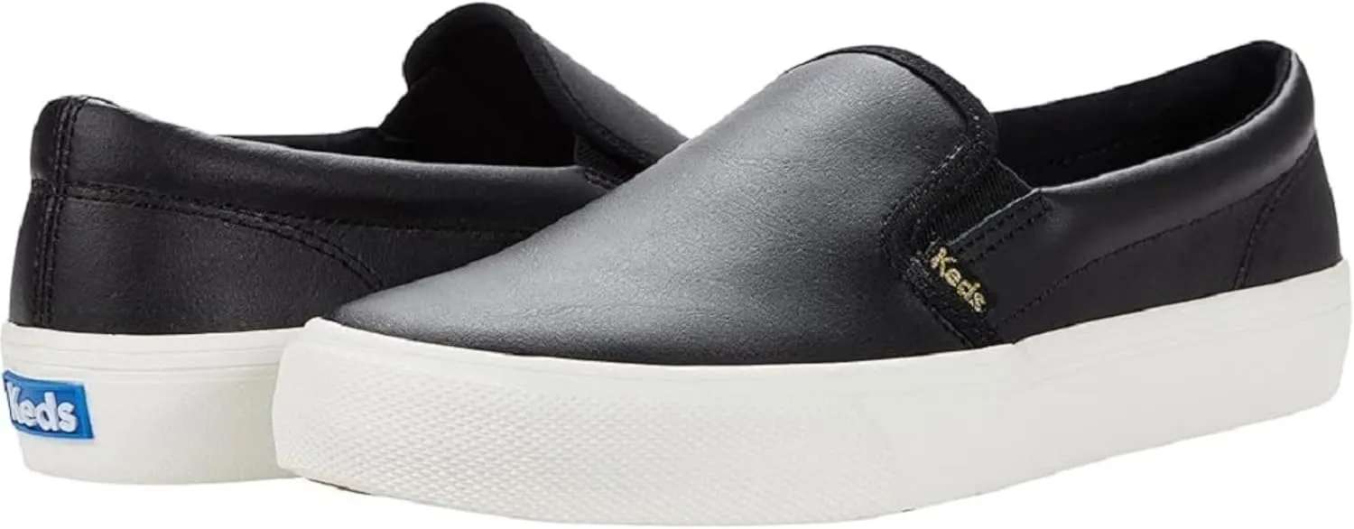 Keds Women's Jump Kick Slip Leather Sneaker