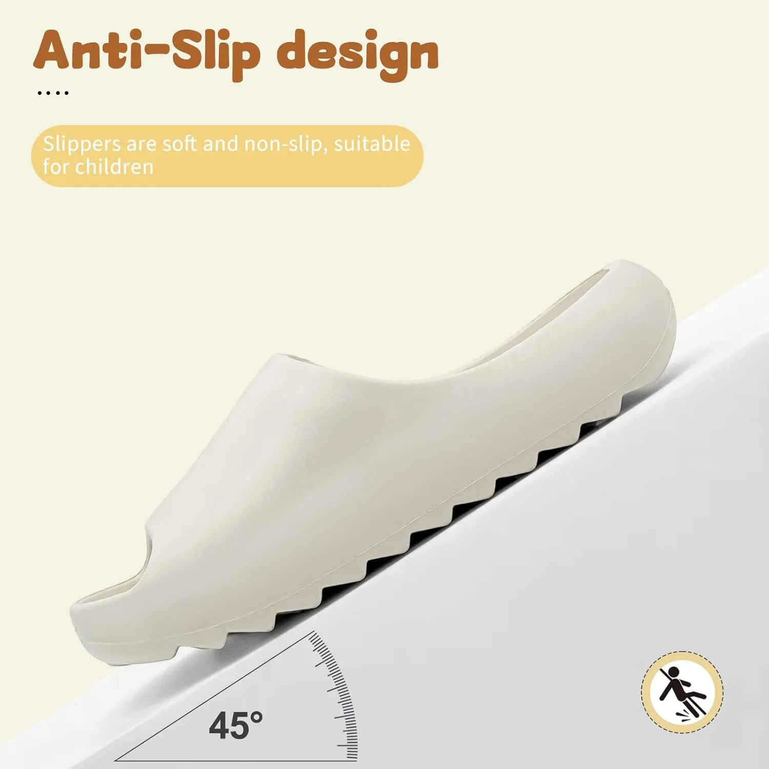 Kids Cloud Slides Slippers For Girls Boys,Pillow House Slippers Non-Slip Super Soft Quick Drying Shower Cushioned Slides Bathroom Thick Sole Sandals Indoor Outdoor Slippers