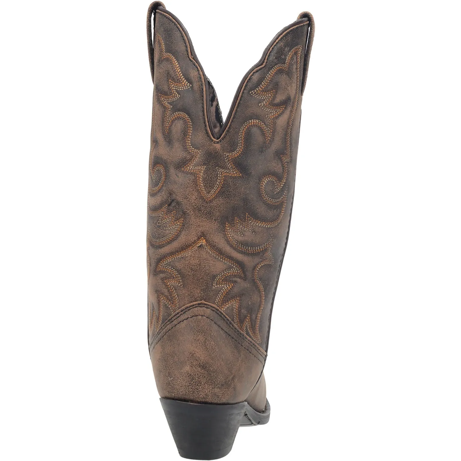 Laredo Women's Access Wide Calf Western Boot - Black/Tan