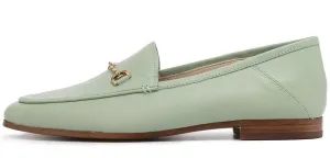 Leather Courteous staff Green Slip On Edelman Sam Classic Loafers Seaglass Final hours Almond Loraine Toe