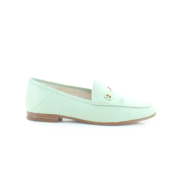 Leather Courteous staff Green Slip On Edelman Sam Classic Loafers Seaglass Final hours Almond Loraine Toe