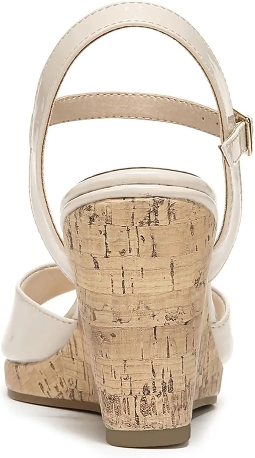 Lifestride Women's Island Time Strappy Wedge Sandal