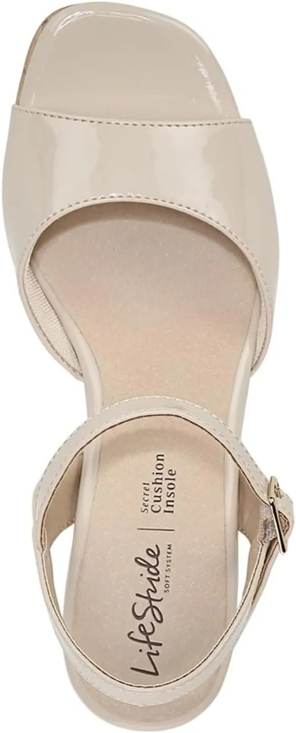 Lifestride Women's Island Time Strappy Wedge Sandal