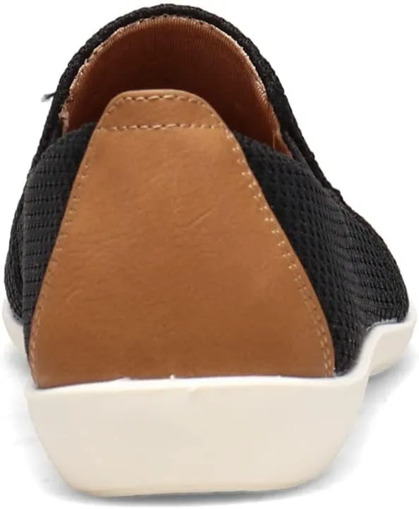 LifeStride Women's Next Level Slip-On Sneaker, Black, 10 Wide