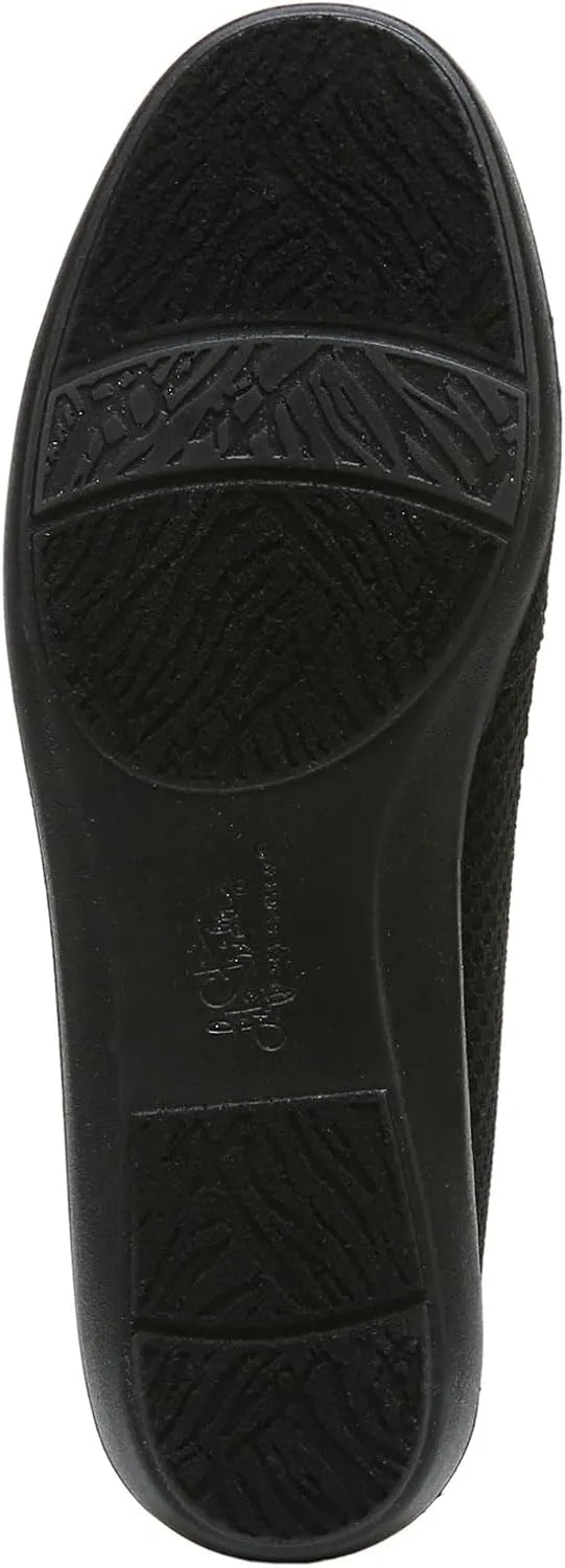 LifeStride Women's Next Level Slip-On Sneaker, Black/Black, 11 Wide