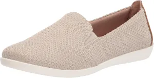 LifeStride Women's Next Level Slip-On Sneaker, Cream, 9.5 Wide