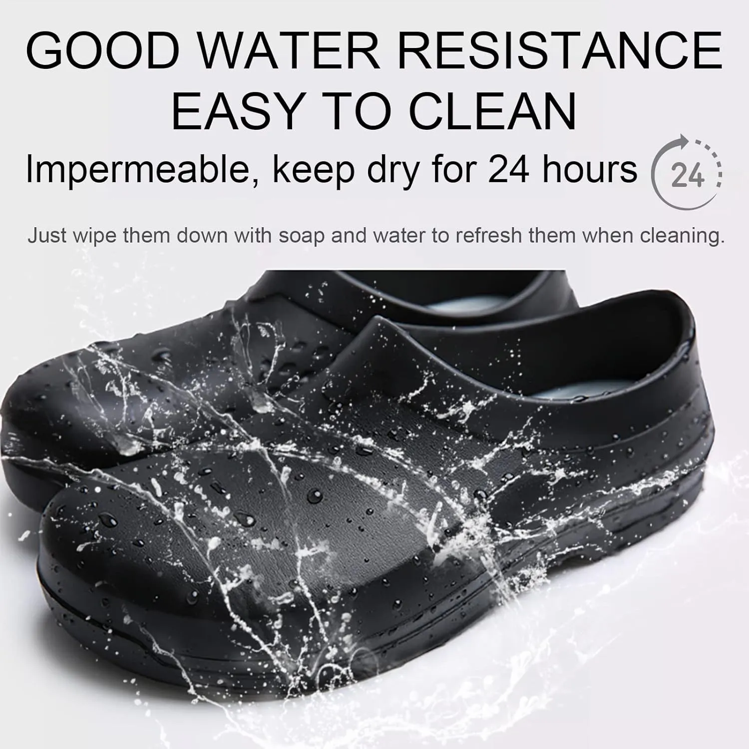 LIPROFE mens Slip Shoes,clogs