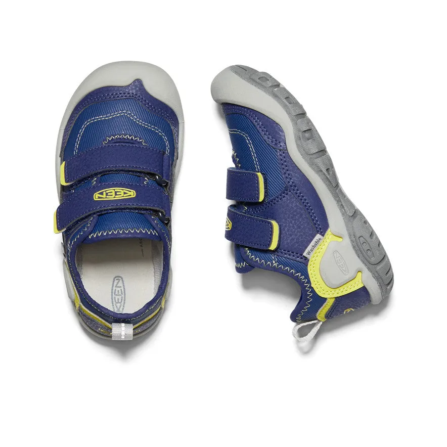 Little Kids' Knotch Hollow Double Strap Sneaker - Blue Depths/Evening Primrose