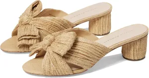 Loeffler Randall Women's Emilia Sandal, Natural, 5 Narrow