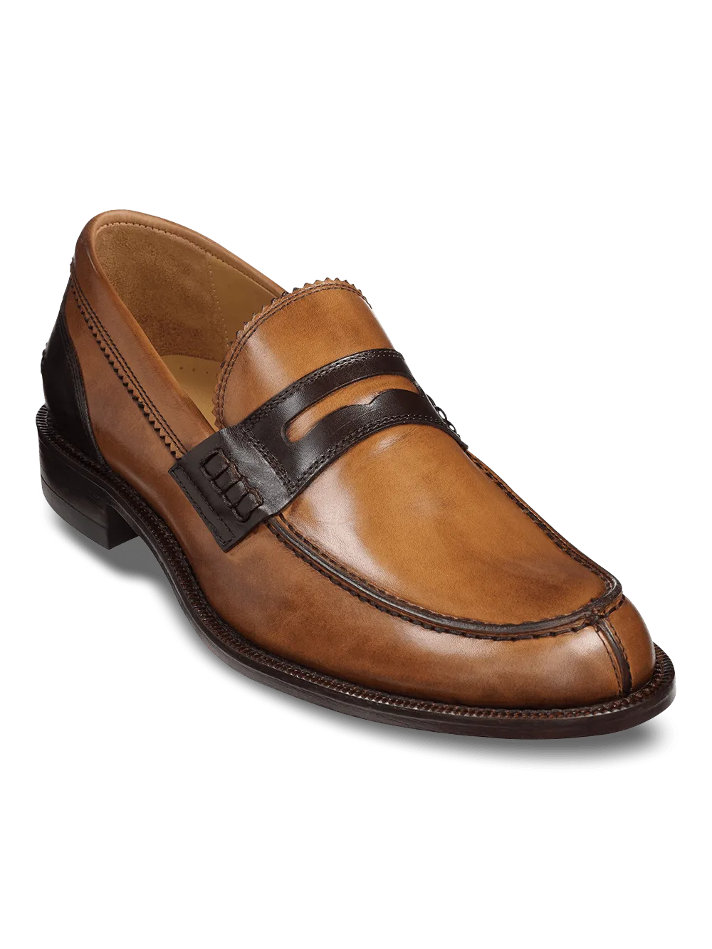 Maddox Penny Loafer - Tan/brown