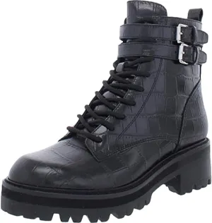 Marc Fisher LTD Barren 2 Black Leather 9 M