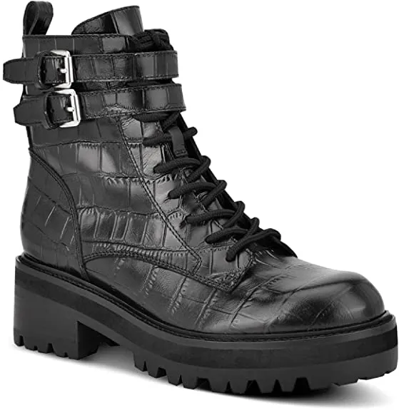 Marc Fisher LTD Barren 2 Black Leather 9 M