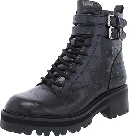 Marc Fisher LTD Barren 2 Black Leather 9 M