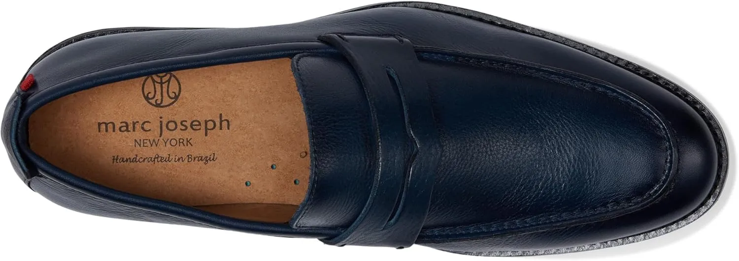 Marc Joseph New York Men's Casual Slip on Leather Penny Loafers