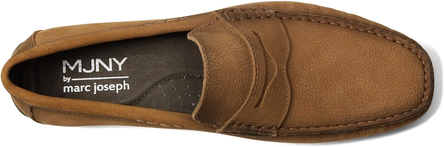 Marc Joseph New York Men's Leather Casual Slip On Penny Loafers