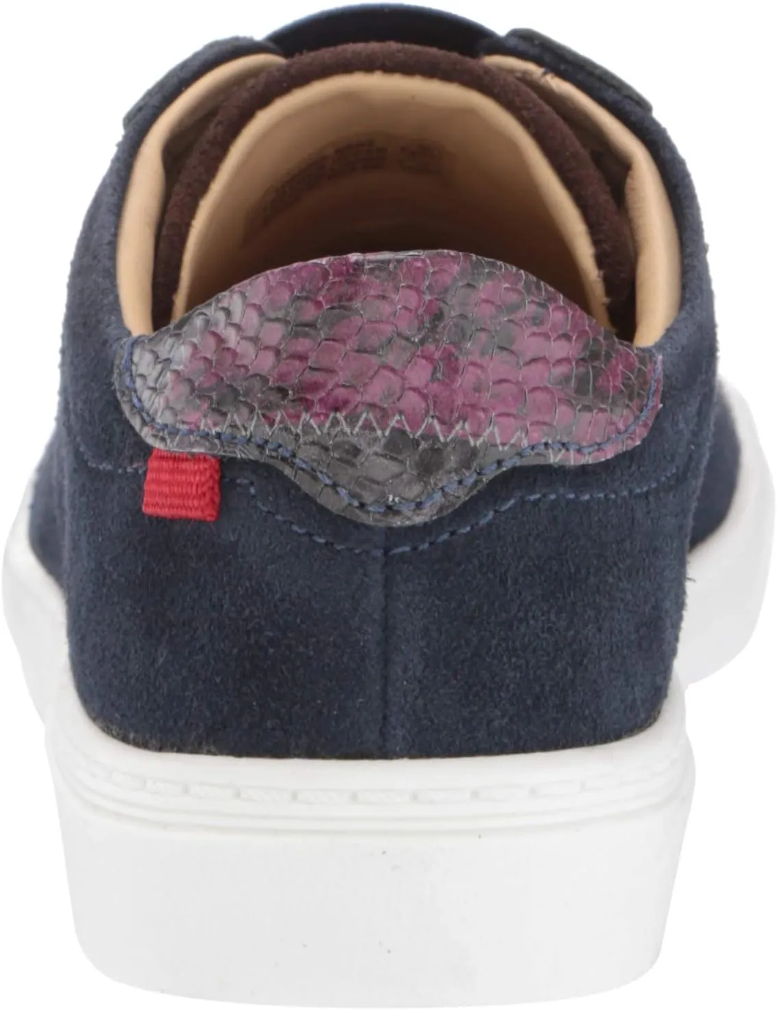 MARC JOSEPH NEW YORK Unisex-Child Kids Boys/Girls Leather Made in Brazil Slip on Elastic Detail Sneaker