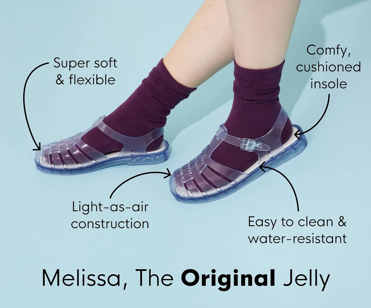 Melissa Kick Off Platform Sandals for Women - Super Soft and Flexible Vegan Chunky Platform Sandal with Adjustable Straps and Open Toe Design