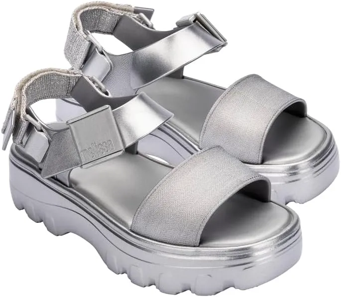 Melissa Kick Off Platform Sandals for Women - Super Soft and Flexible Vegan Chunky Platform Sandal with Adjustable Straps and Open Toe Design