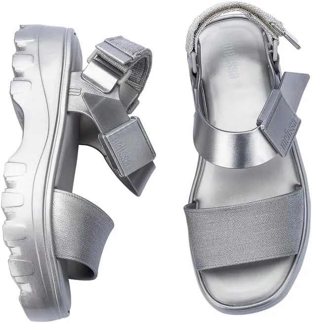 Melissa Kick Off Platform Sandals for Women - Super Soft and Flexible Vegan Chunky Platform Sandal with Adjustable Straps and Open Toe Design