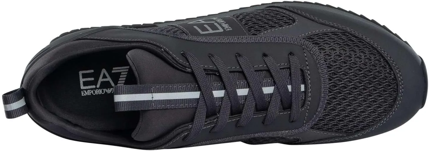 Men's Woven Trainers, Asphalt Grey/Silver