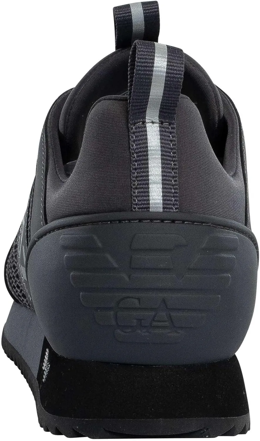 Men's Woven Trainers, Asphalt Grey/Silver