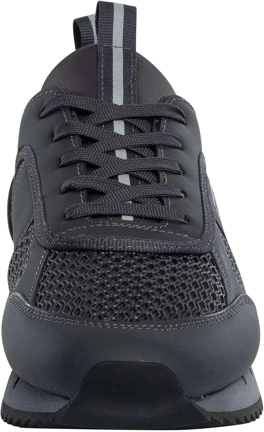Men's Woven Trainers, Asphalt Grey/Silver
