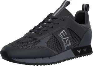 Men's Woven Trainers, Asphalt Grey/Silver