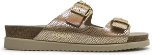 Mephisto Womens Harmony Metallic Leather Sandals