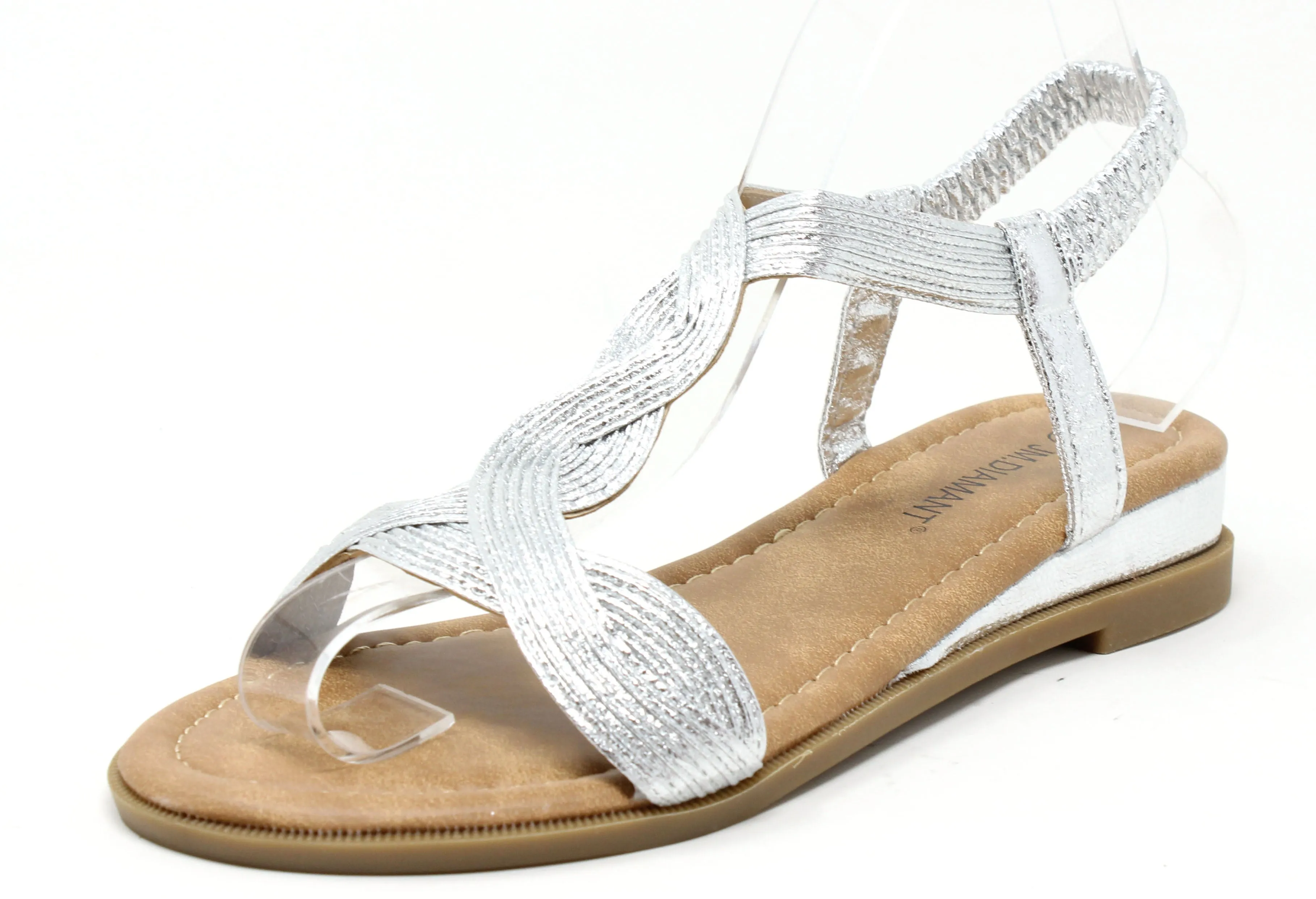 Metallic Twist Sandal