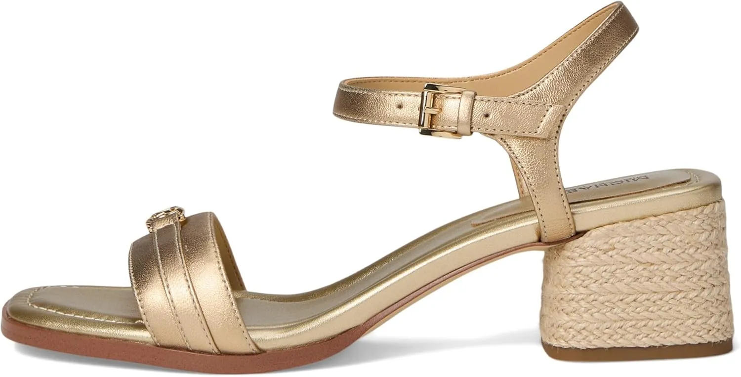 Michael Kors Women's Mandy Mid Sandal Heeled