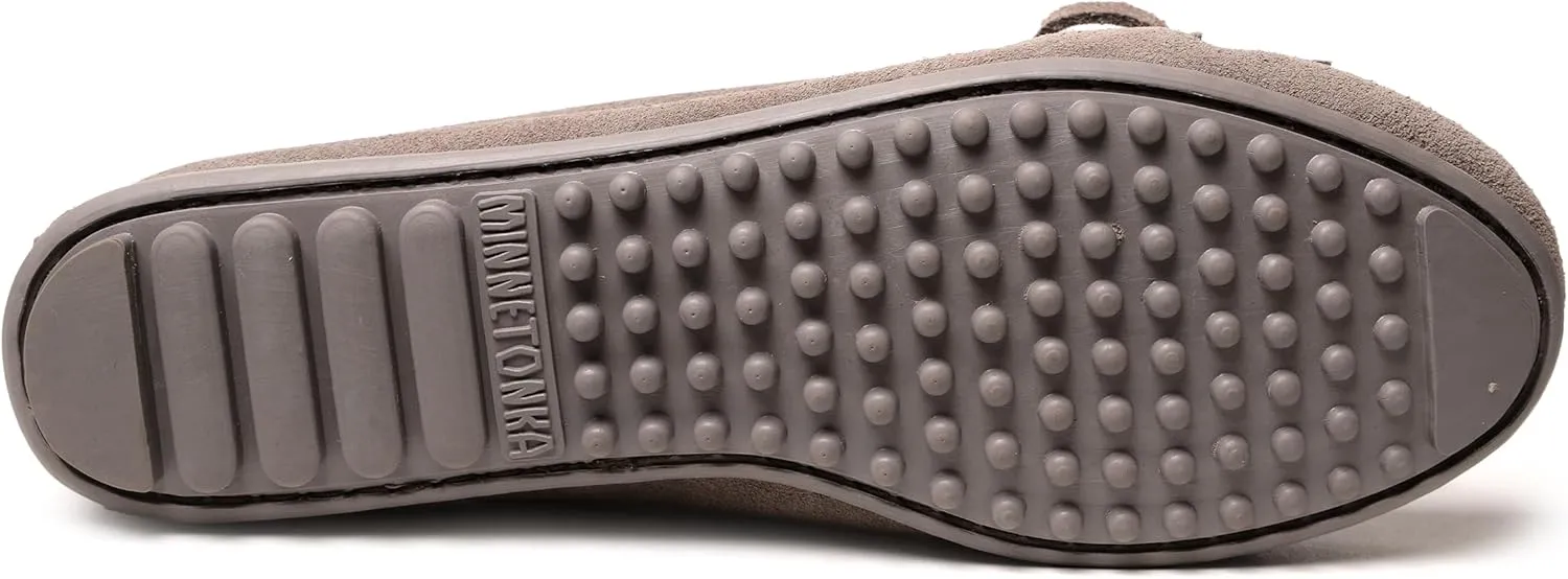 Minnetonka Women’s Thunderbird “Animikii” Hardsole – Moccasins for Women with a Classic Leather Moccasin Silhouette, Cushioned Footbed, and Beaded Moccasin Design