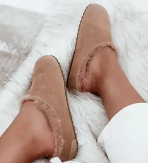 Monch Slipper- Camel
