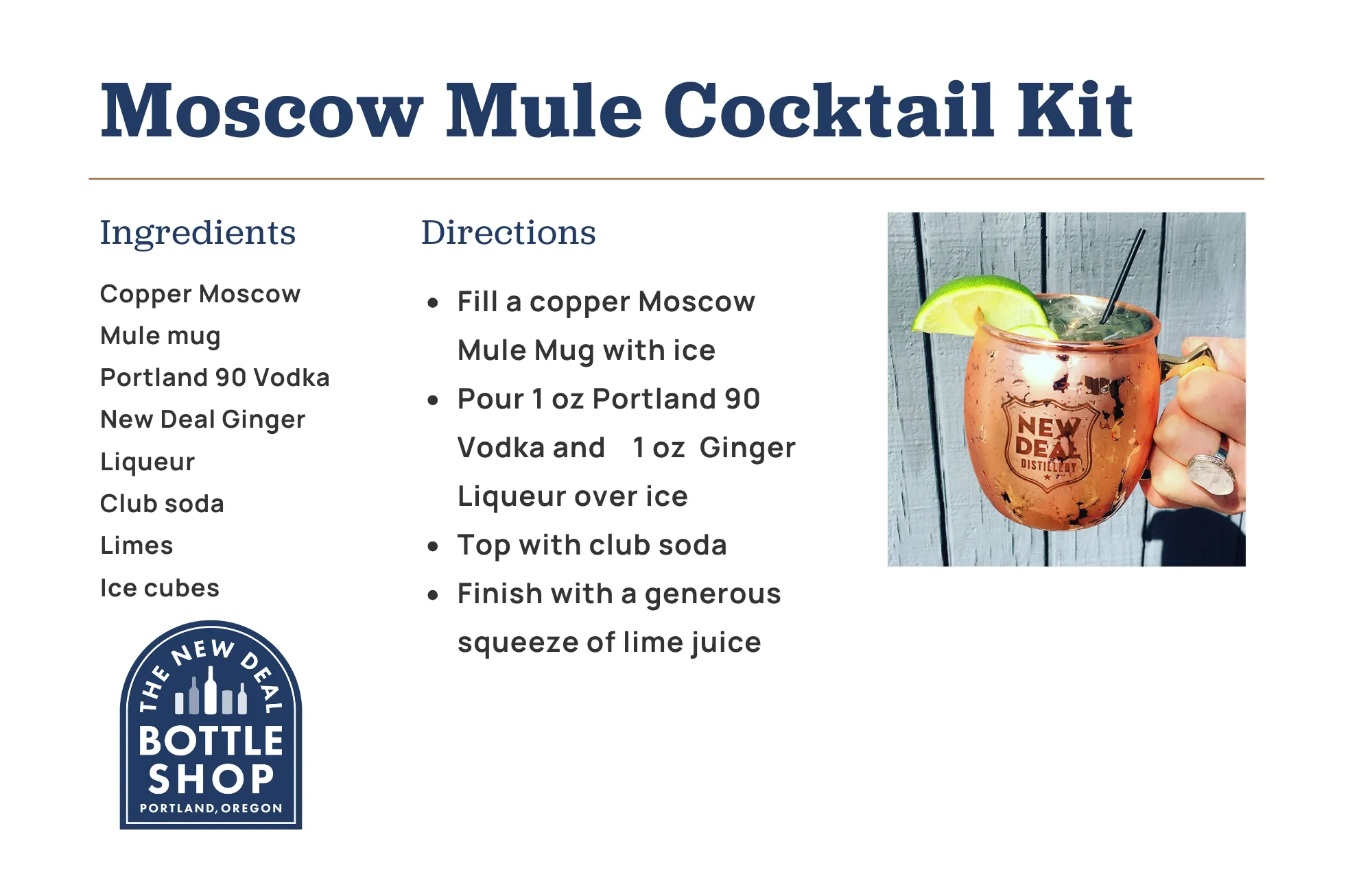 Moscow Mule Cocktail Kit