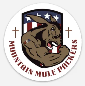 Mountain Mule Packers Sticker