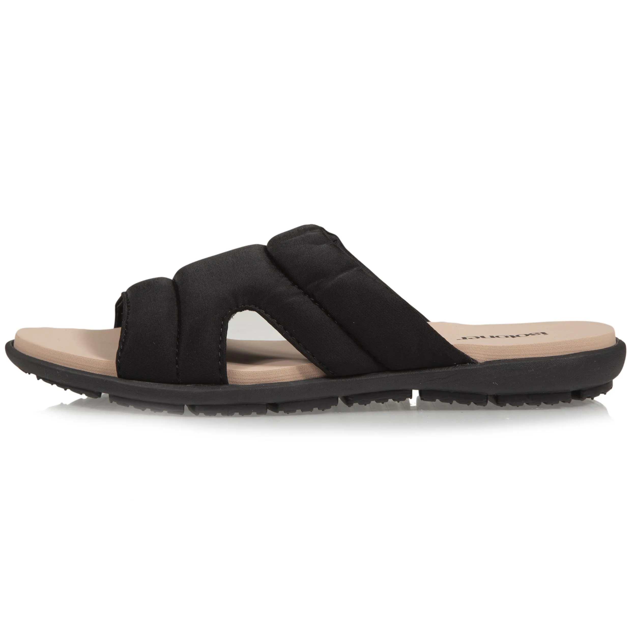 Mules claquettes Femme bandeau noir