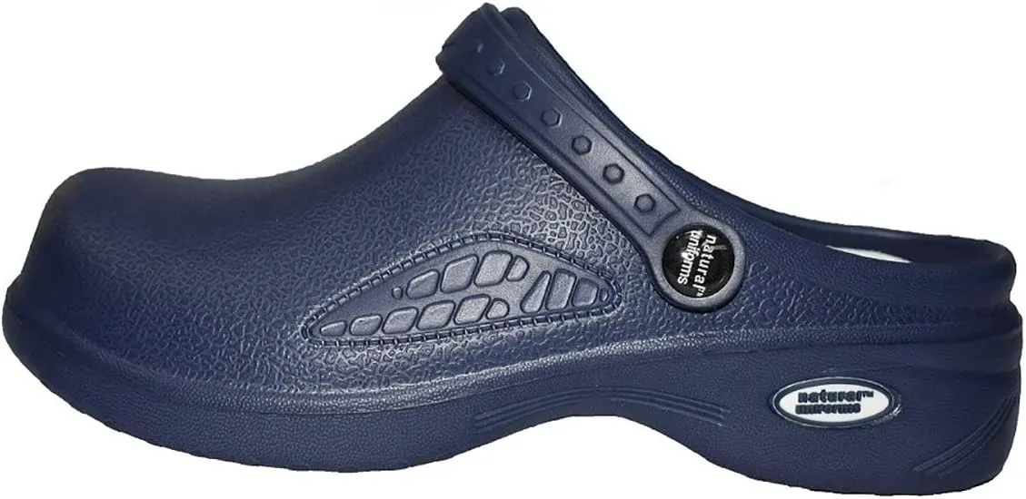 Natural Uniforms Ultralite Women's Clogs with Strap, Nursing Medical Work Mule