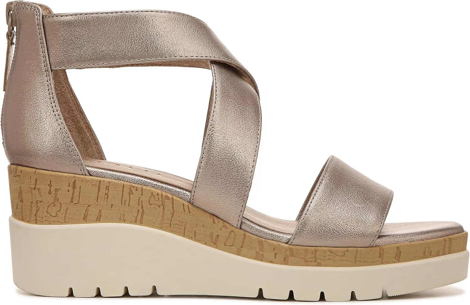 Naturalizer Soul Women's Goodtimes Crisscross Strappy Wedge Sandal