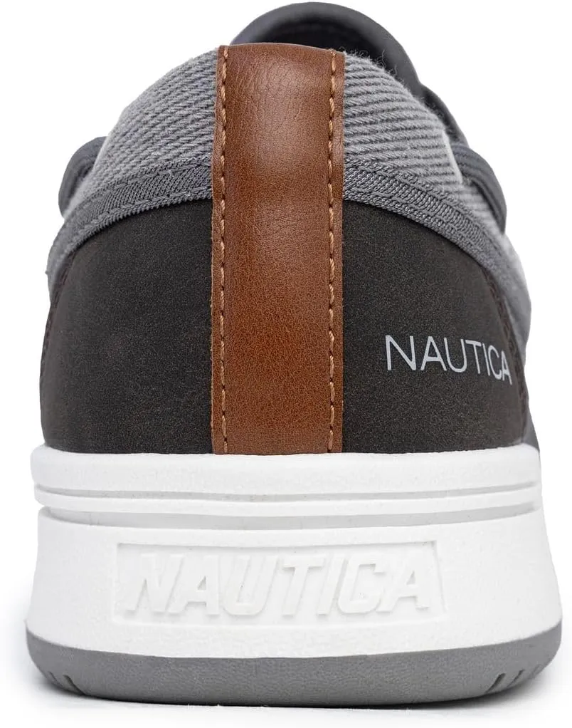 Nautica Men's Casual Boat Shoes, Moc-Toe Loafers with Cushioned Insole, Deck Fashion Sneaker