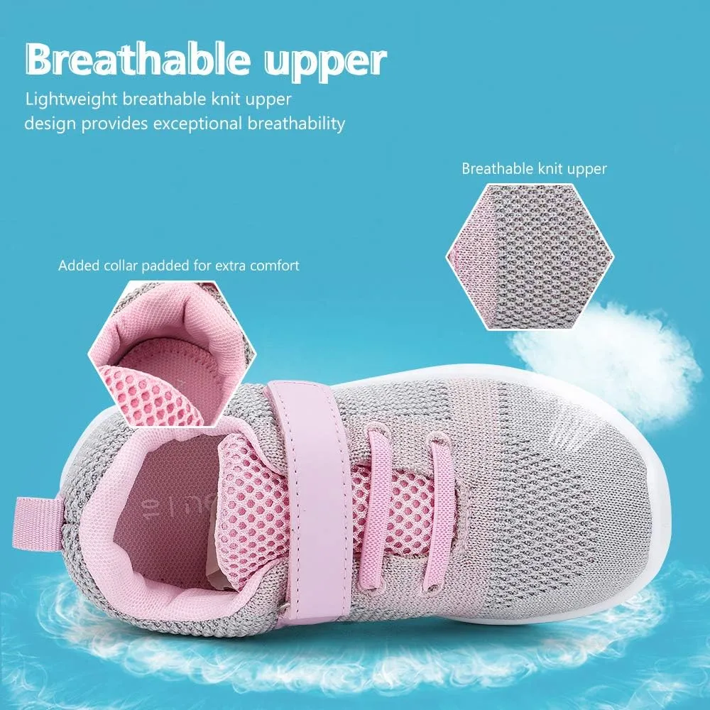 nerteo Toddler/Little Kid Boys Girls Shoes Running/Walking Sports Sneakers