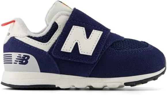 New Balance Kids' 574 V1 New-B Hook and Loop Sneaker