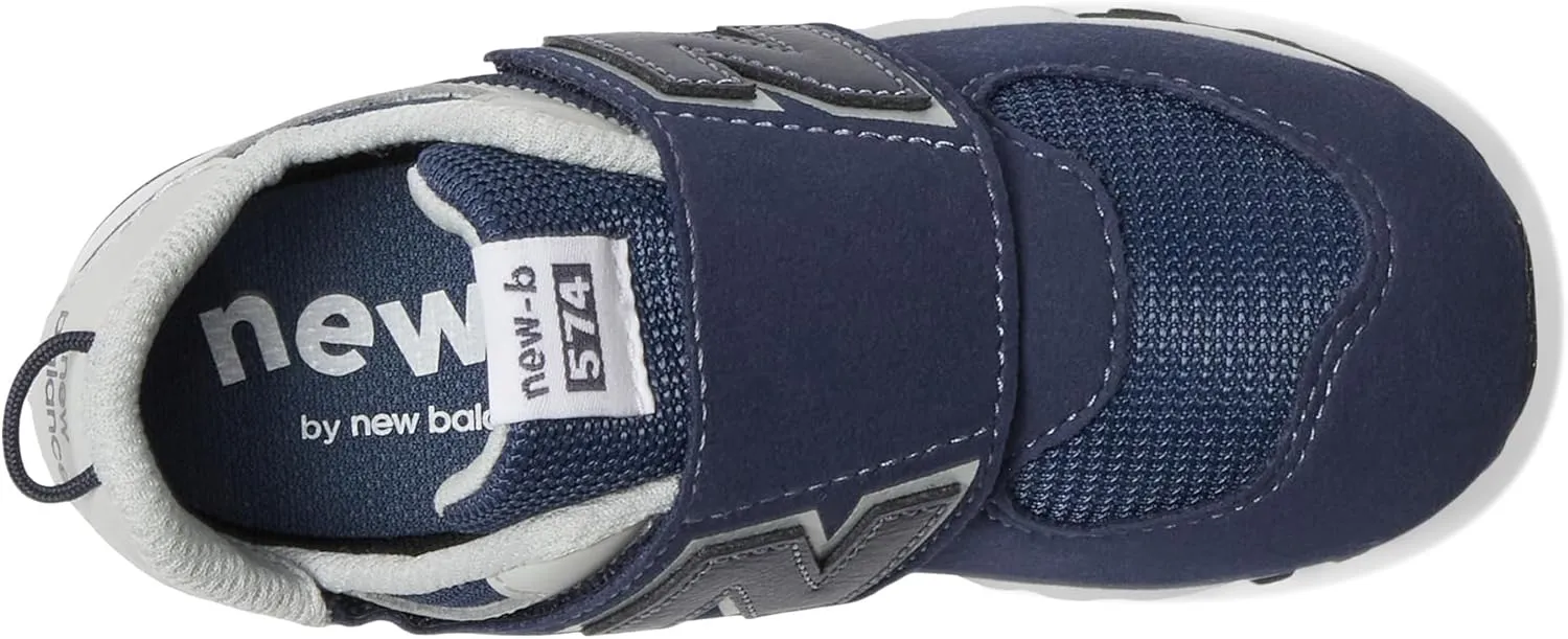 New Balance Kids' 574 V1 New-B Hook and Loop Sneaker