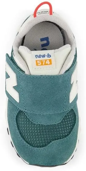 New Balance Kids' 574 V1 New-B Hook and Loop Sneaker