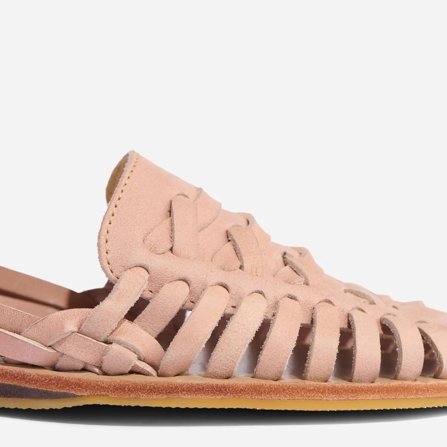 Nisolo Women's Huarache Sandals, Slip-On Comfort, Designed for Casual Everyday Wear, Handwoven & Waterproof Leather, No-Slip Sole
