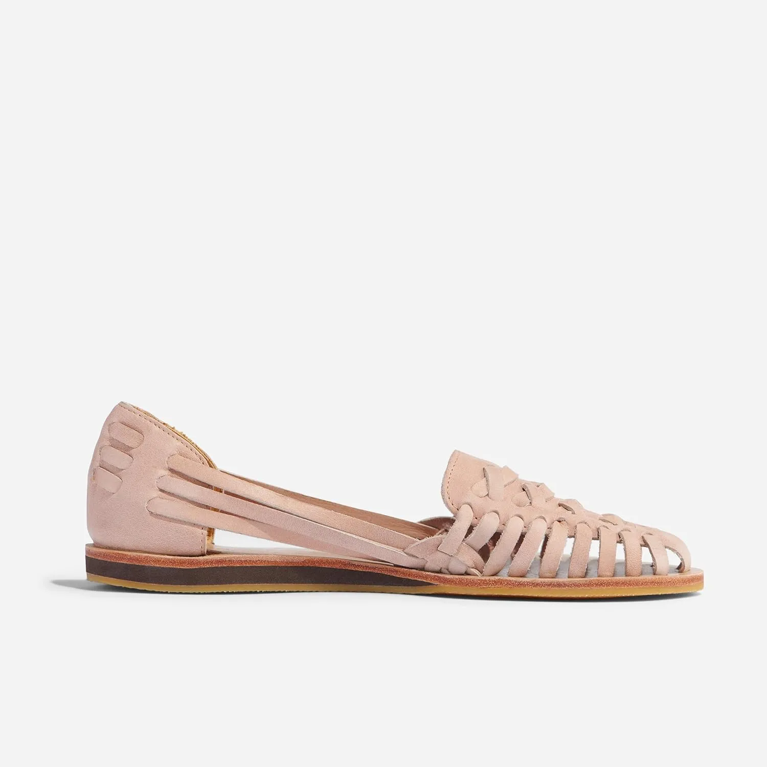Nisolo Women's Huarache Sandals, Slip-On Comfort, Designed for Casual Everyday Wear, Handwoven & Waterproof Leather, No-Slip Sole