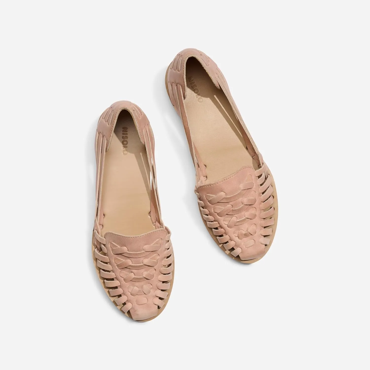 Nisolo Women's Huarache Sandals, Slip-On Comfort, Designed for Casual Everyday Wear, Handwoven & Waterproof Leather, No-Slip Sole