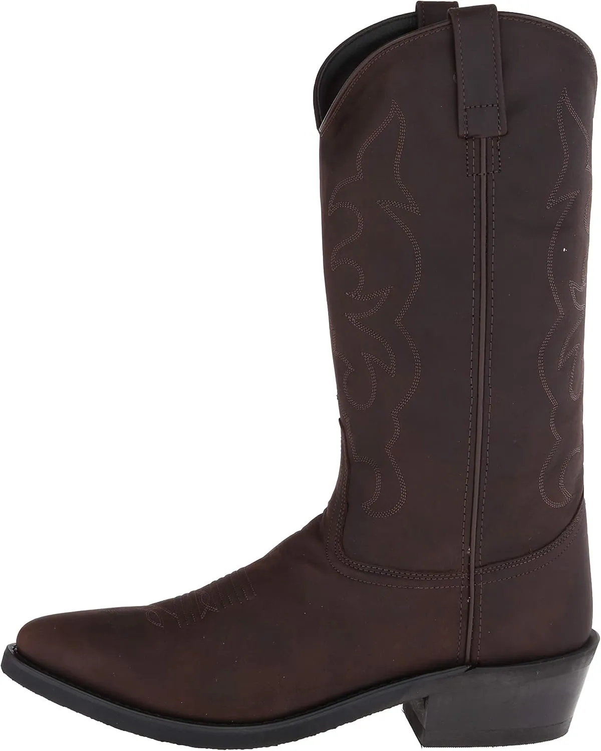 Old West Boots Men's Stitched Cushioned Round Toe Cowboy Western Boots